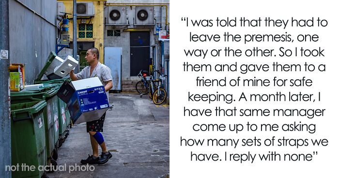 Worker Saves Company By Not Throwing Out New Equipment As Instructed By The Manager