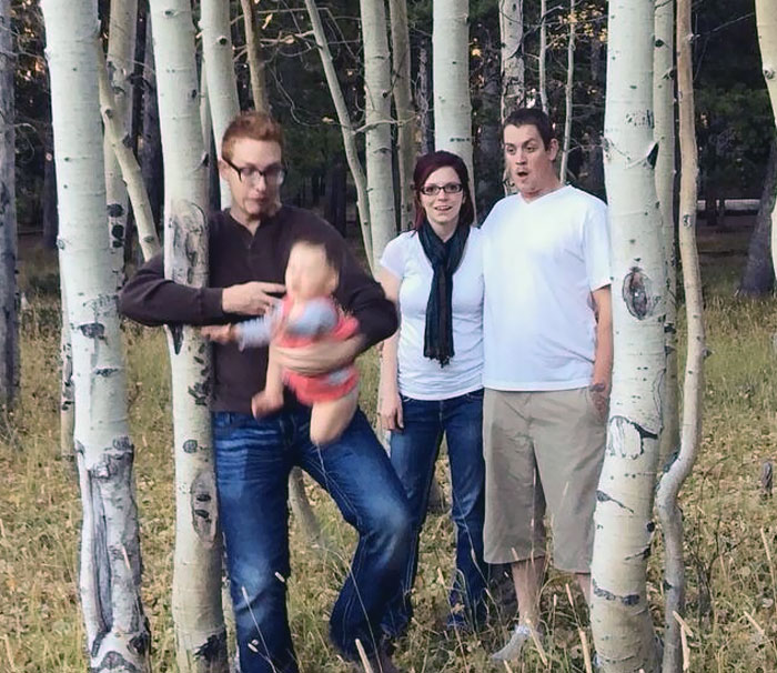So My Friend Almost Dropped The Baby During Their Family Photo Shoot