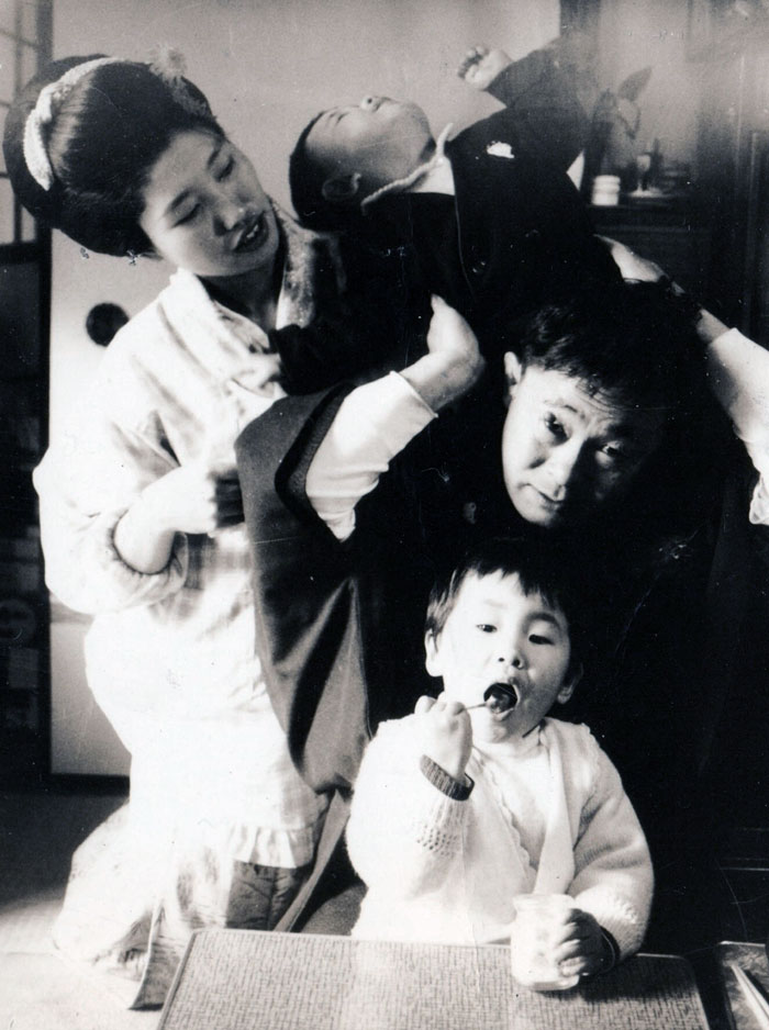 My Grandparents And My Mother In The Front. 1967, Tokyo, Japan
