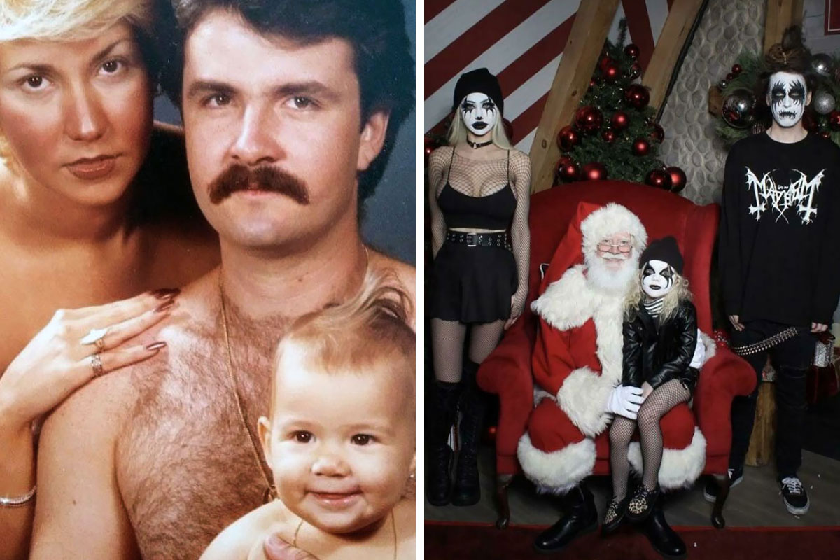 40 Funny Family Photos That Turn Awkward Into Art