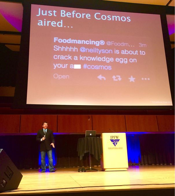 Funny presentation about just before cosmos aired