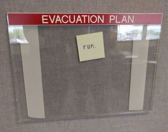 Put Up The Evacuation Plan, Boss