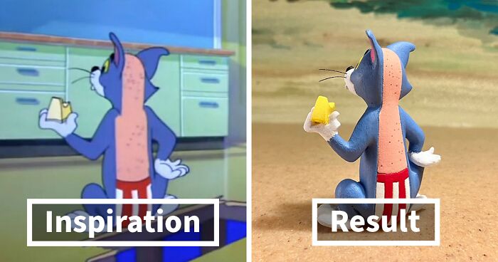 20 New Sculptures Of Tom And Jerry’s Most Unfortunate Moments By Taku Inoue