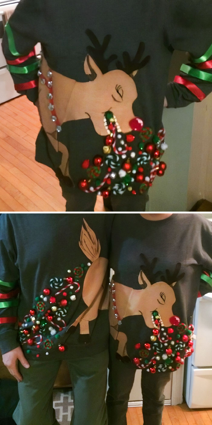 My Parents Combined Ugly Sweater Outfits