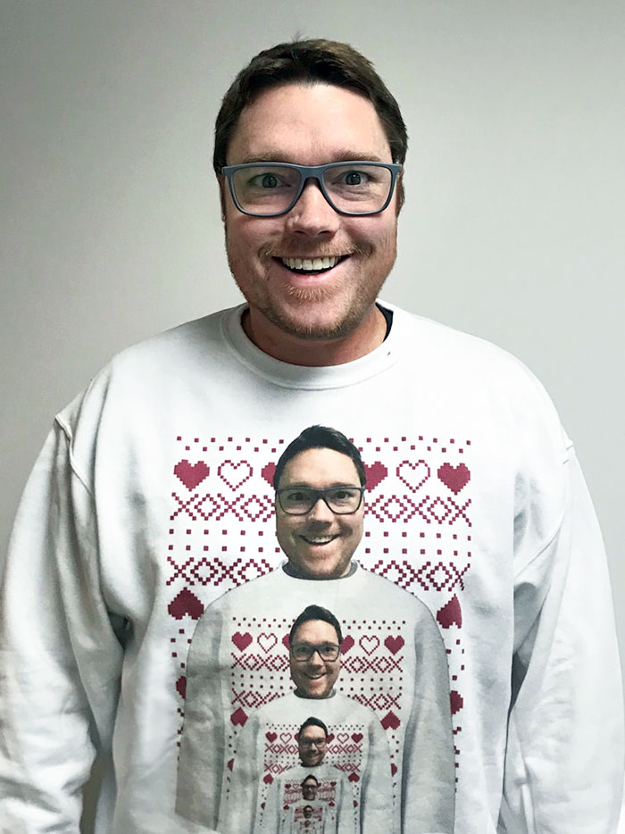I Ordered A Custom Ugly Christmas Sweater