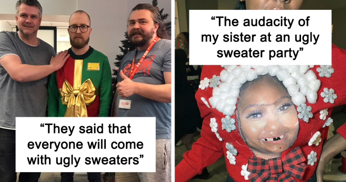 50 People That Went Above And Beyond With Their ‘Ugly’ Christmas Sweaters (New Pics)