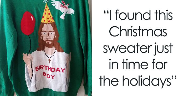 50 People That Went Above And Beyond With Their ‘Ugly’ Christmas Sweaters (New Pics)