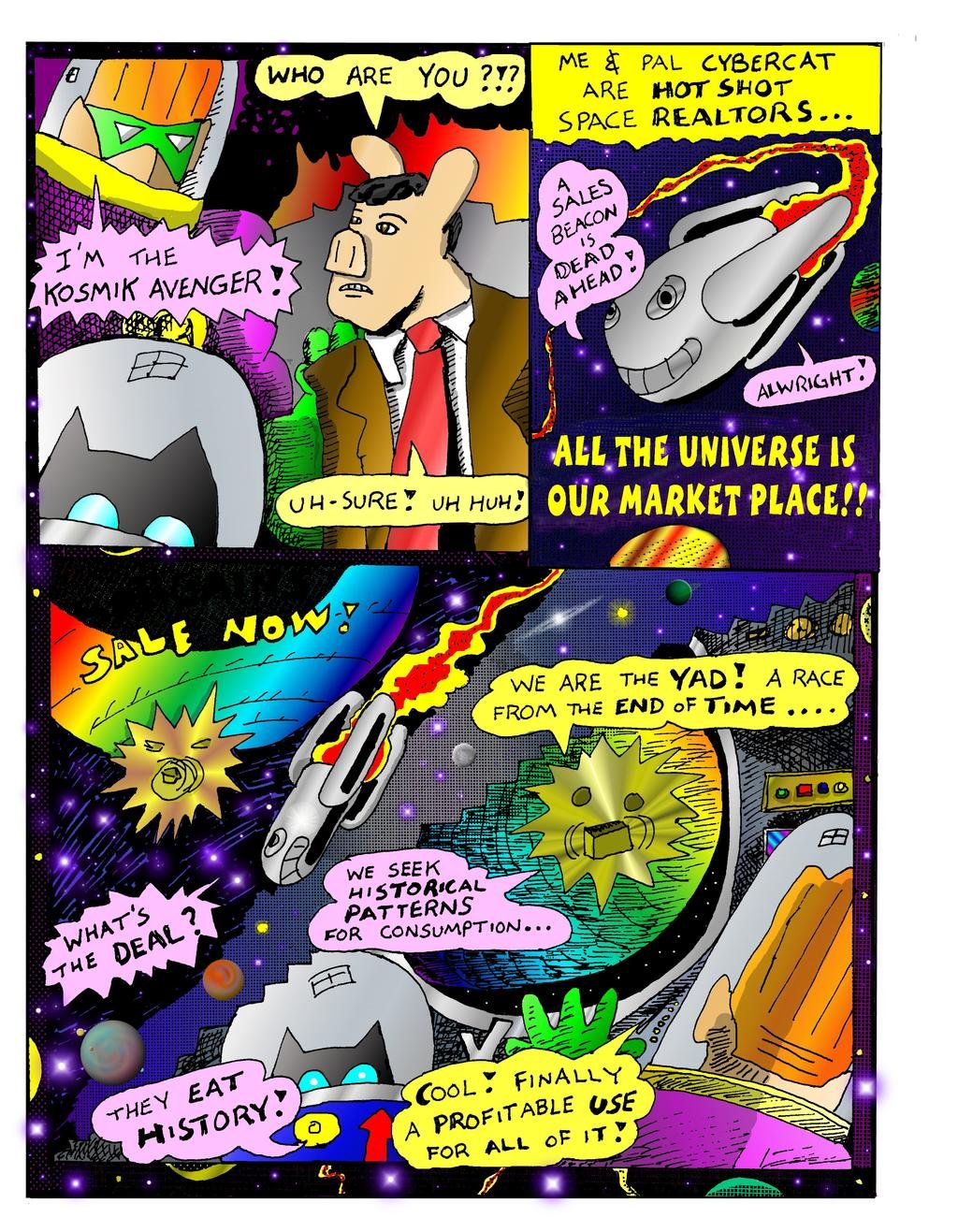 A Crazed Cartoonist Does Weird Art!