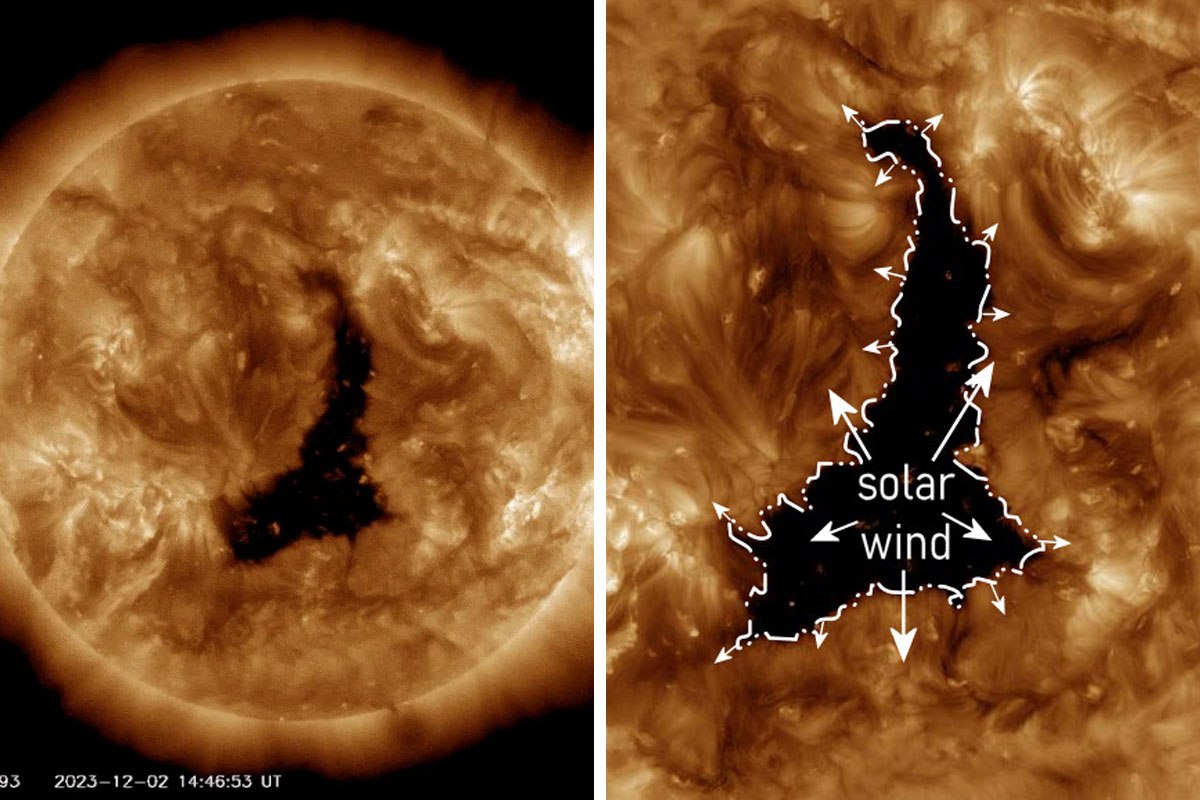 Sun develops 'coronal hole' 20 times the size of Earth