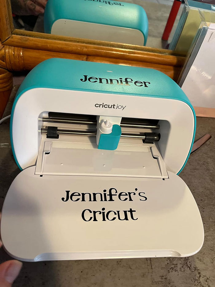 Cricut Joy Machine: Featuring an easy-to-use design app and free workshops for those intricate designs she loves to create.