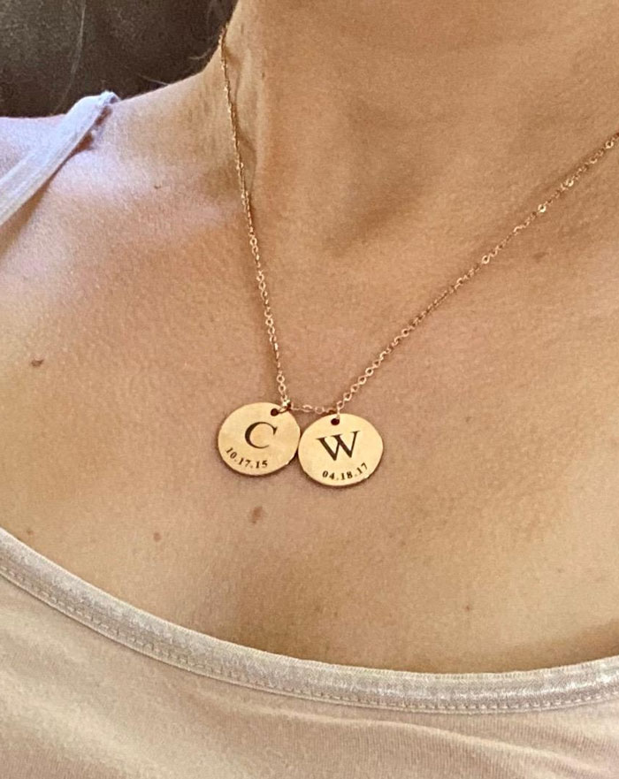  Personalized Initial Name Necklace: That Will Make Her Heart Flutter Every Time She Wears It.