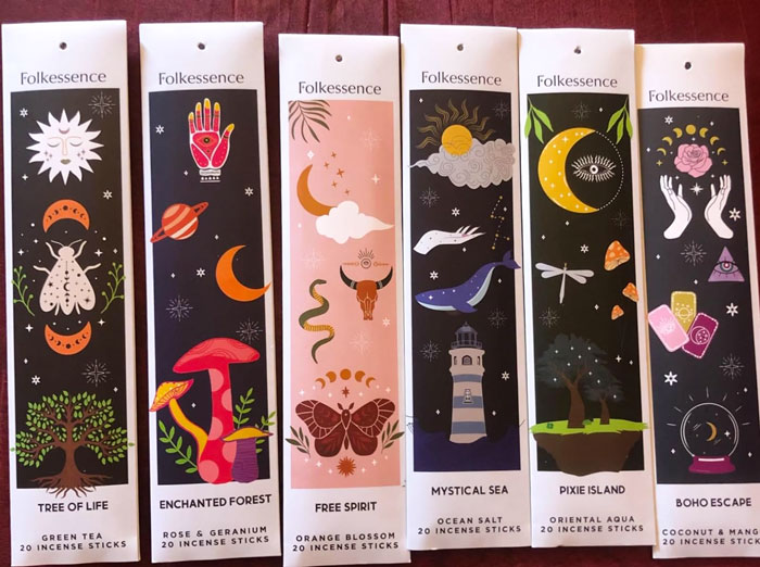 Incense Sticks - Set Of 6 Insenses: The perfect gift for your girlfriend that offers her an aromatic and peaceful environment at home, because every girl needs a little zen in her life.