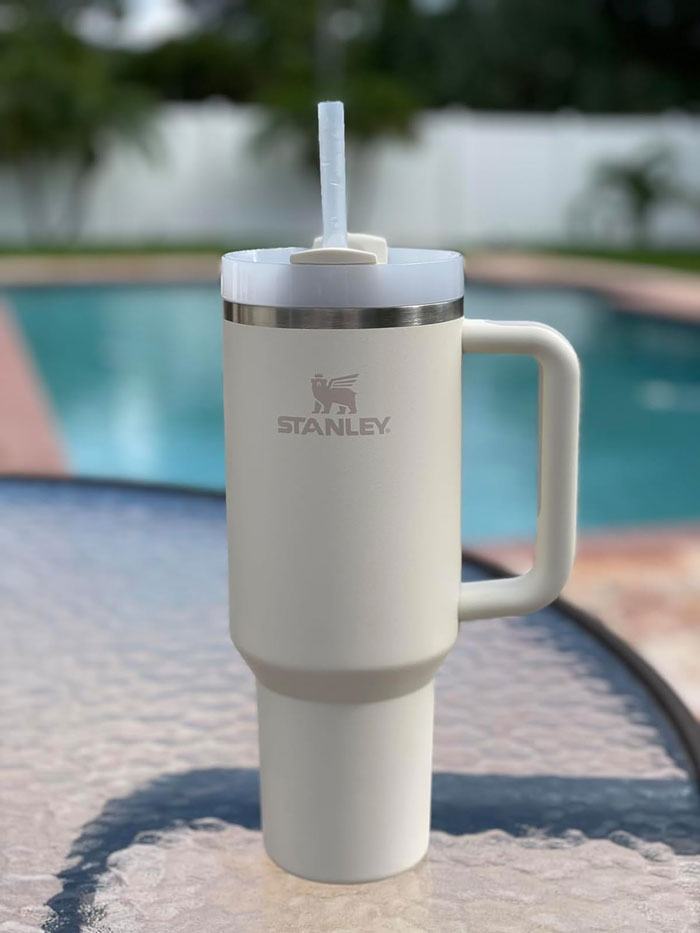 Stanley Stainless Steel Vacuum Insulated Tumbler With Lid And Straw: For a hydration queen, because it's not just about staying refreshed, but also about keeping our Earth cleaner, and hey, more sips means more smiles, amirite? 