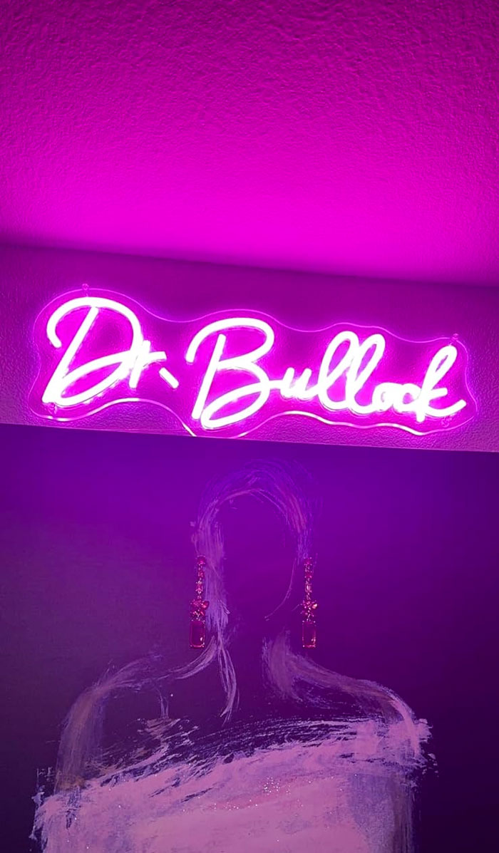 Custom Neon Sign: Ultra-bright and durable that lights up in her favorite sayings, name, or even a logo and guarantees to keep the glow on for a long time.