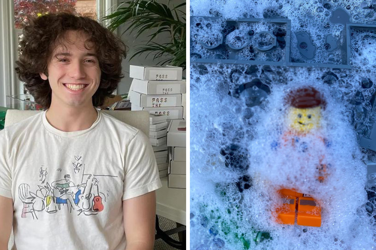 Sustainable Smiles: Teen Uses Old LEGO To Create Unique Sets For