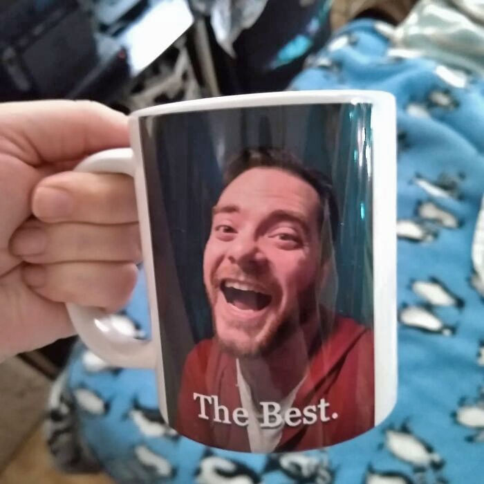 My Husband's Mug On A Mug