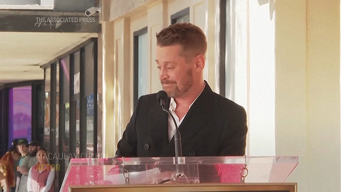 Macaulay Culkin Delivers Emotional Speech As He Receives His Hollywood Walk Of Fame Star Macaulay Culkin Delivers Emotional Speech As He Receives His Hollywood Walk Of Fame Star