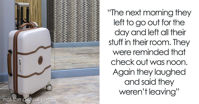 Guests Think They Can Outsmart Their Hotel, Are Shocked To See Their Bags Packed At The Front Desk