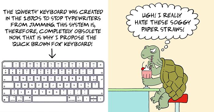 22 Absurd And Witty Comics Depicting Ridiculous Situations By Quatsch (New Pics)