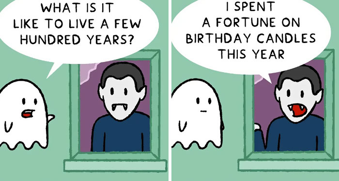 “Almost 100 Ghosts”: 30 New Comics Showing What Ghosts Do When We’re Not Looking