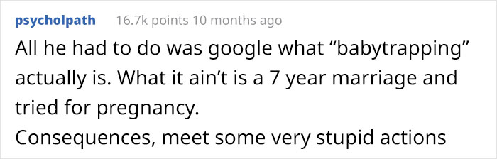 Man Thinks His Wife "Baby Trapped" Him, Destroys Their Marriage Man Thinks His Wife "Baby Trapped" Him, Destroys Their Marriage
