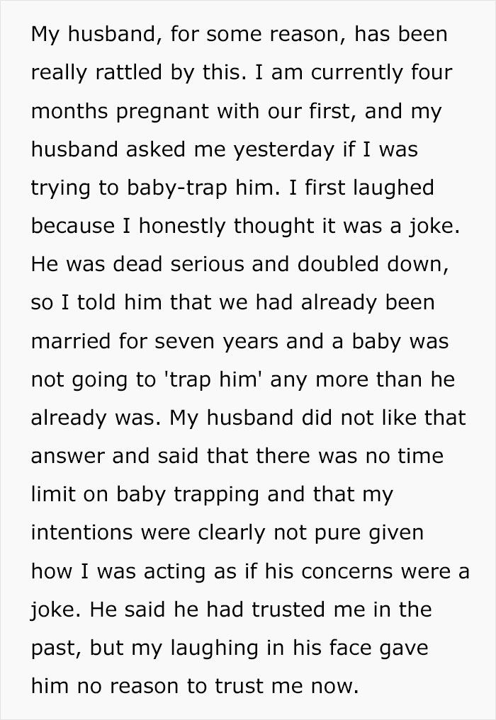 Man Thinks His Wife "Baby Trapped" Him, Destroys Their Marriage Man Thinks His Wife "Baby Trapped" Him, Destroys Their Marriage