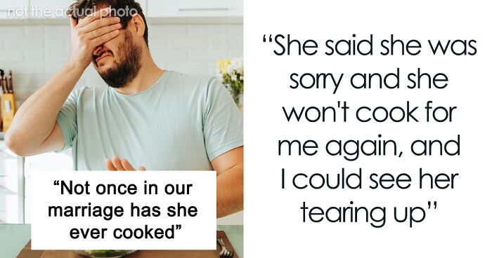 “Borderline Gross”: Wife Goes To Bed In Tears After Husband Mistakes Home Cooking For Takeout