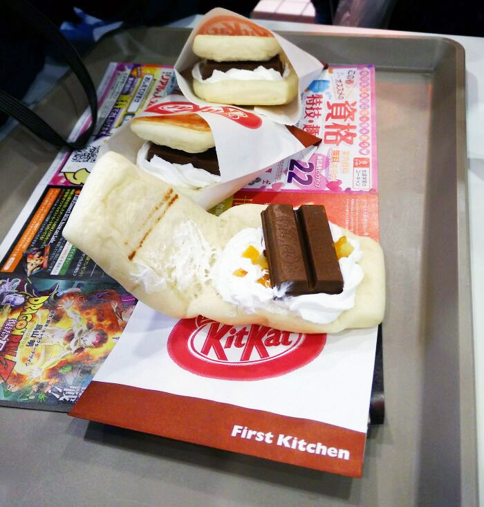 In Japan On Vacation, This Is A Kit Kat Burger