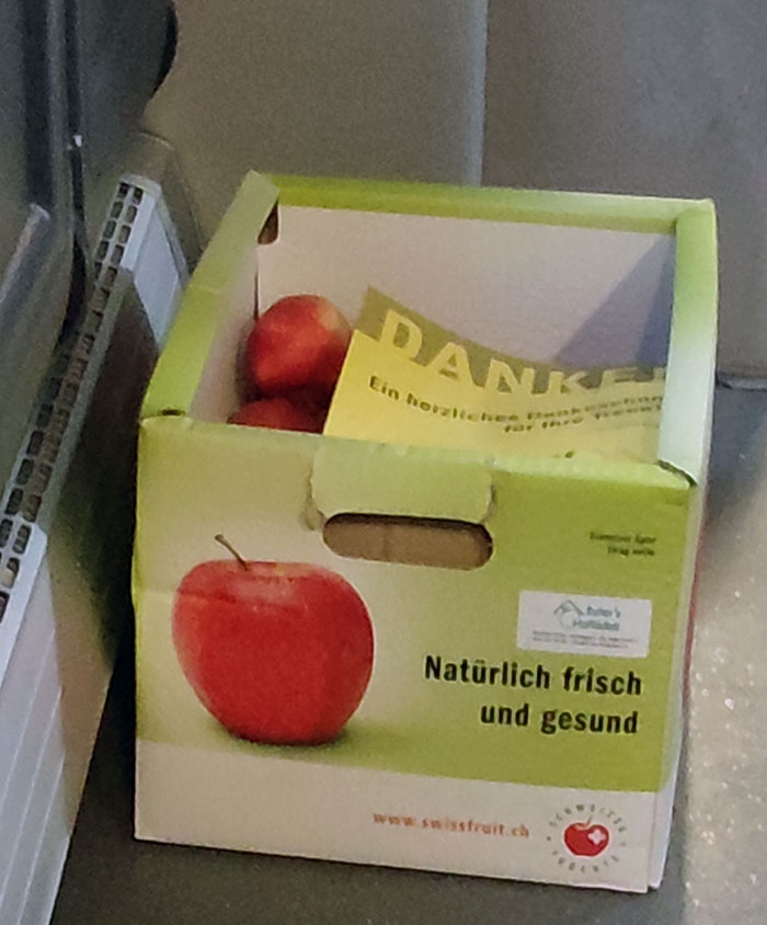 In Switzerland You Can Sometimes Find Free Apples On Busses
