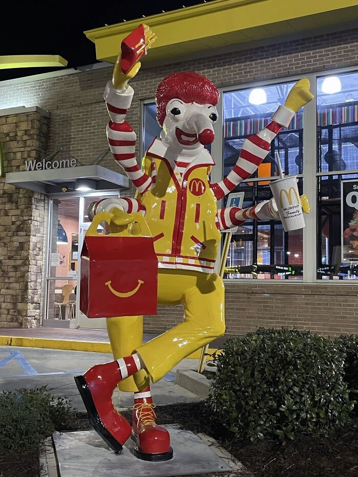 Visiting Some Family In South Alabama For The Holidays, This Is In Front Of Their McDonald's