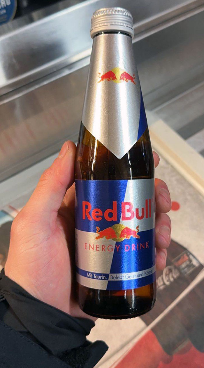 I Found A Glass Bottle Of Red Bull In Austria