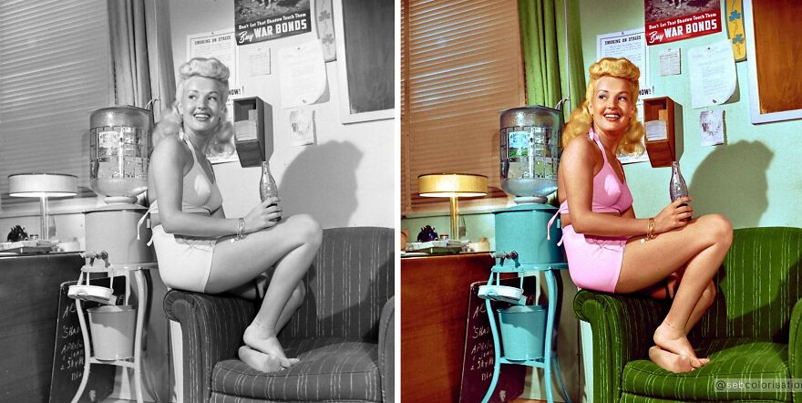 Betty Grable Photographed In 1943