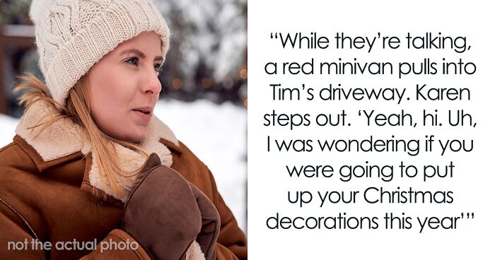 Karen Demands Grieving Neighbor Put Up Christmas Decor For Her Kids, He Maliciously Complies