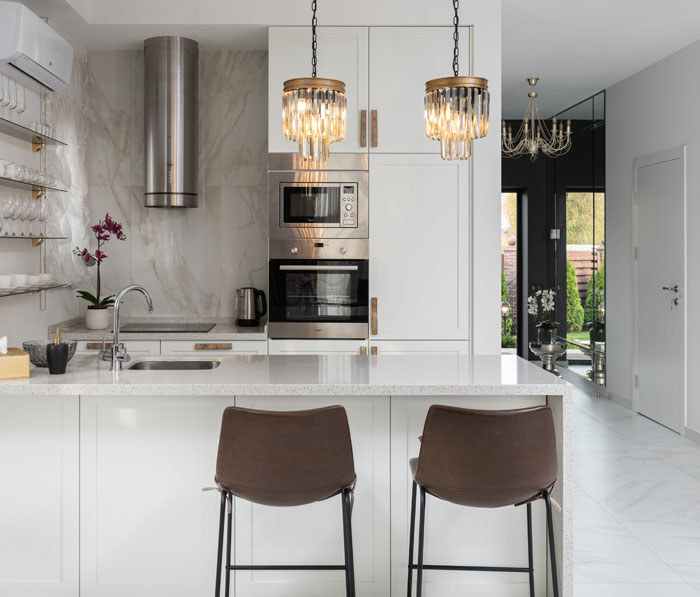 Modern Bright kitchen with clean lines Modern Bright kitchen with clean lines