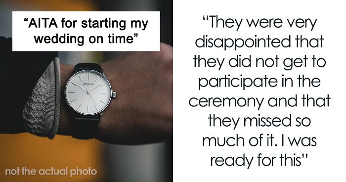 Person Starts Their Wedding On Time, It Offends Their ‘Always Late’ Parents Who Miss 3/4 Of It