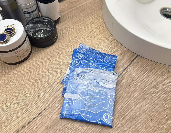 Woman Asks If It's Wrong To Leave Menstrual Pads Out Where A Male Guest Could See Them