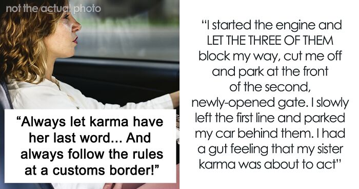 Selfish Jerks Cut In Line In Front Of Mother With Kids At Customs Border, Get Instant Karma