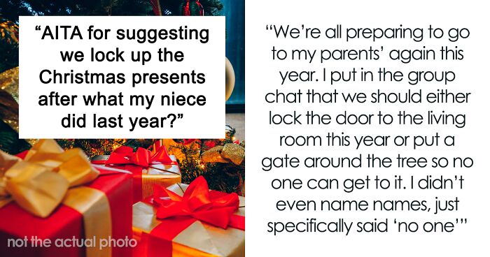 “AITA For Suggesting We Lock Up The Christmas Presents After What My Niece Did Last Year?”
