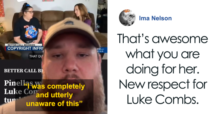 Luke Combs “Sick To His Stomach” Upon Unknowingly Winning $250k Lawsuit Against Sick Fan