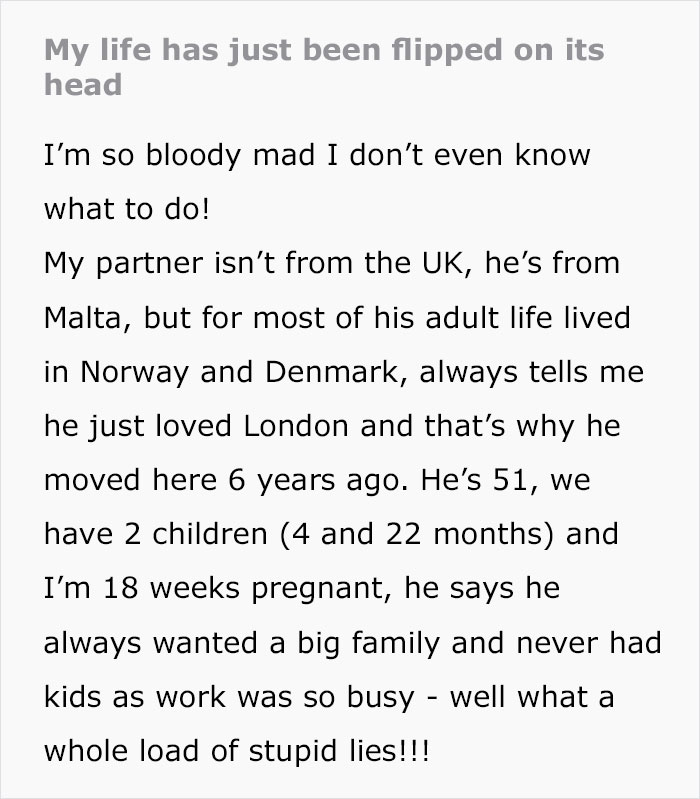 Pregnant Woman Balks After Finding Out She’s Been Living In A Brutal Lie With Her Partner Pregnant Woman Balks After Finding Out She’s Been Living In A Brutal Lie With Her Partner