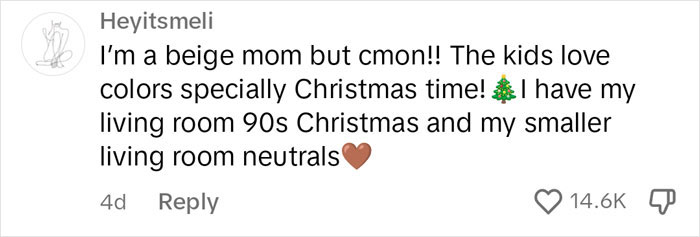 'Beige' Mom Shares She Repainted Her Toddler's Christmas Tree, Gets Roasted In The Comments 'Beige' Mom Shares She Repainted Her Toddler's Christmas Tree, Gets Roasted In The Comments