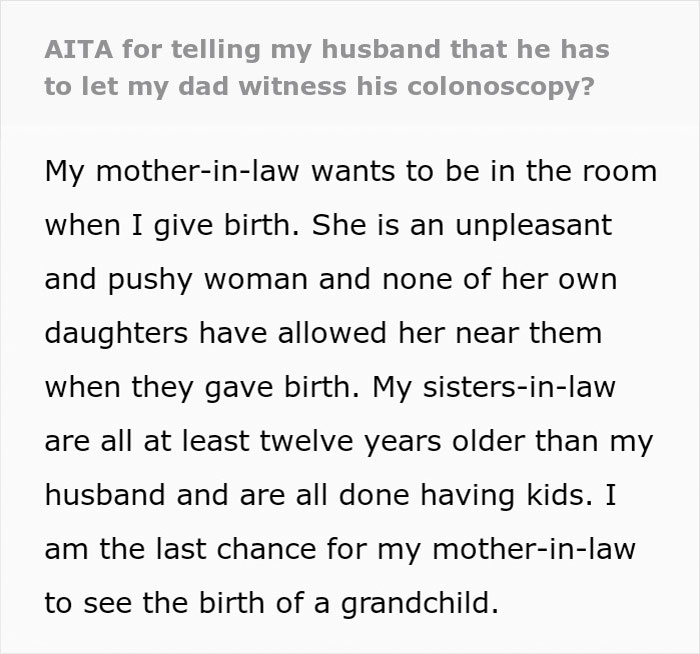 Woman Finds A Clever Way To Shut Down MIL Who Insists To Be Present At The Birth Of Her Grandkid