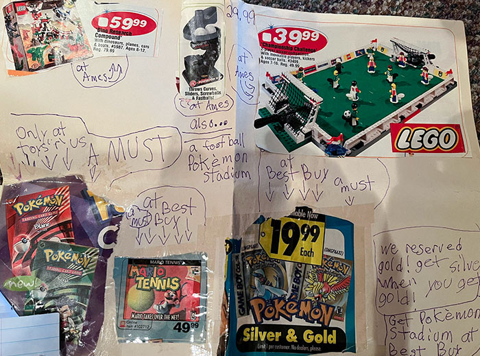 My Christmas List, 1999