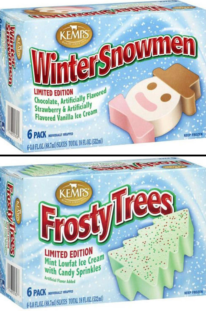 Kemps Christmas Ice Cream Treats
