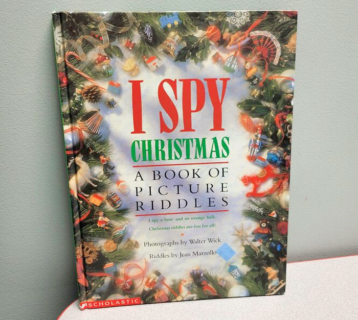 I Found "I Spy Christmas" At The Doctor's Office Today