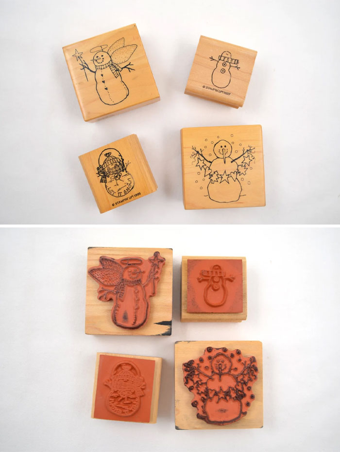 Wanting Rubber Stamps So That You Could Decorate Your "Christmas Cards" With Them