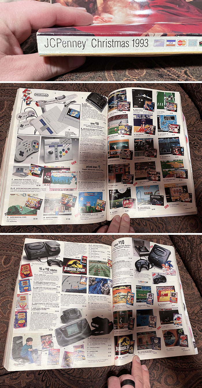 The 1993 JCPenney Christmas Catalog Gaming Section