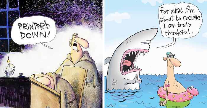 Artist Creates Funny One-Panel Comics Capturing The Quirks Of Human Behavior, Animals And More (40 Pics)