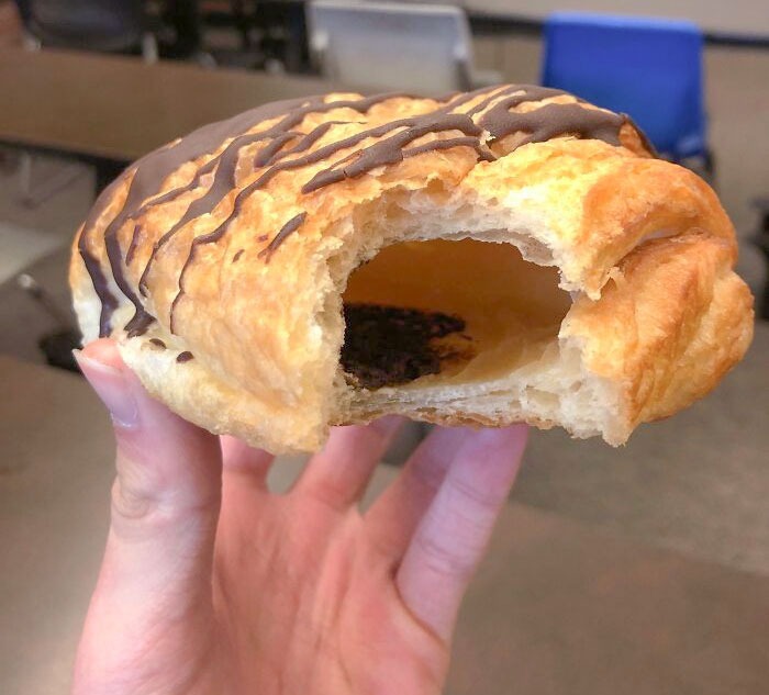 Paid $3 For A Chocolate Croissant, And Got This