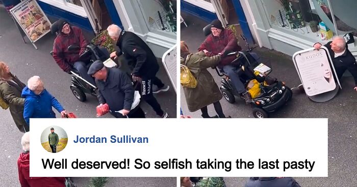 Pensioner Has Mobility Scooter Seized By Police After Knocking Over Man Who Bought The Last Pasty